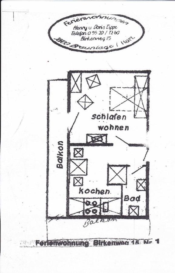 布劳恩拉格Haus Tippe公寓 外观 照片